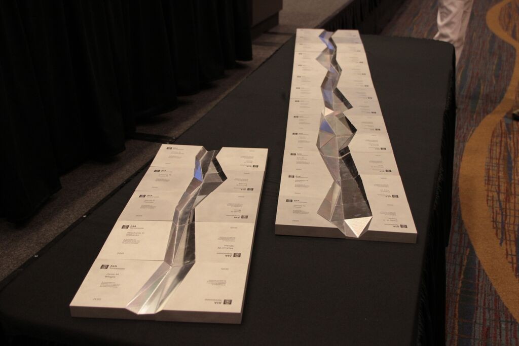 Custom Awards given to Newly Licensed Architects at our 2015 Convention