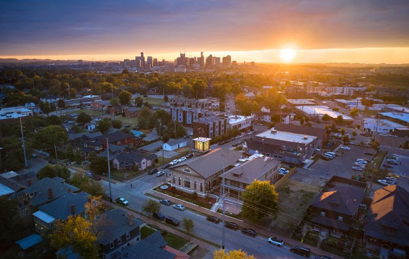 A view from East Nashville (photo courtesy of EOA Architects.)